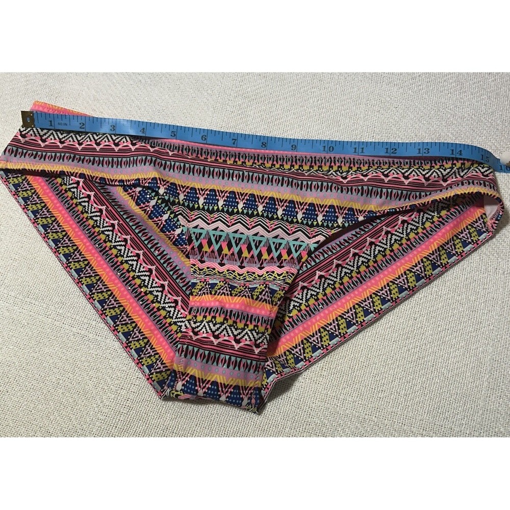 Victoria's Secret 32B Push-up Halter Bikini Bottoms Ruching‎ SZ M - Picture 8 of 9
